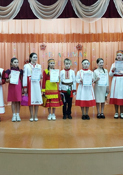 Межпоселенческий детский песенный конкур «Негасимая звезда» прошёл в Новоайбесинском СДК Алатырского муниципального округа 