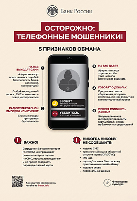В МВД предупреждают о новых способах мошенничества и кражи денег со счетов граждан