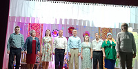 Народный театр выступил в Старочукальском сельском доме культуры со спектаклем «Ылтан керу».