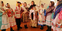  Театрализовано - фольклорное представление «Здравствуй, Масленица» в Новошимкуском СДК